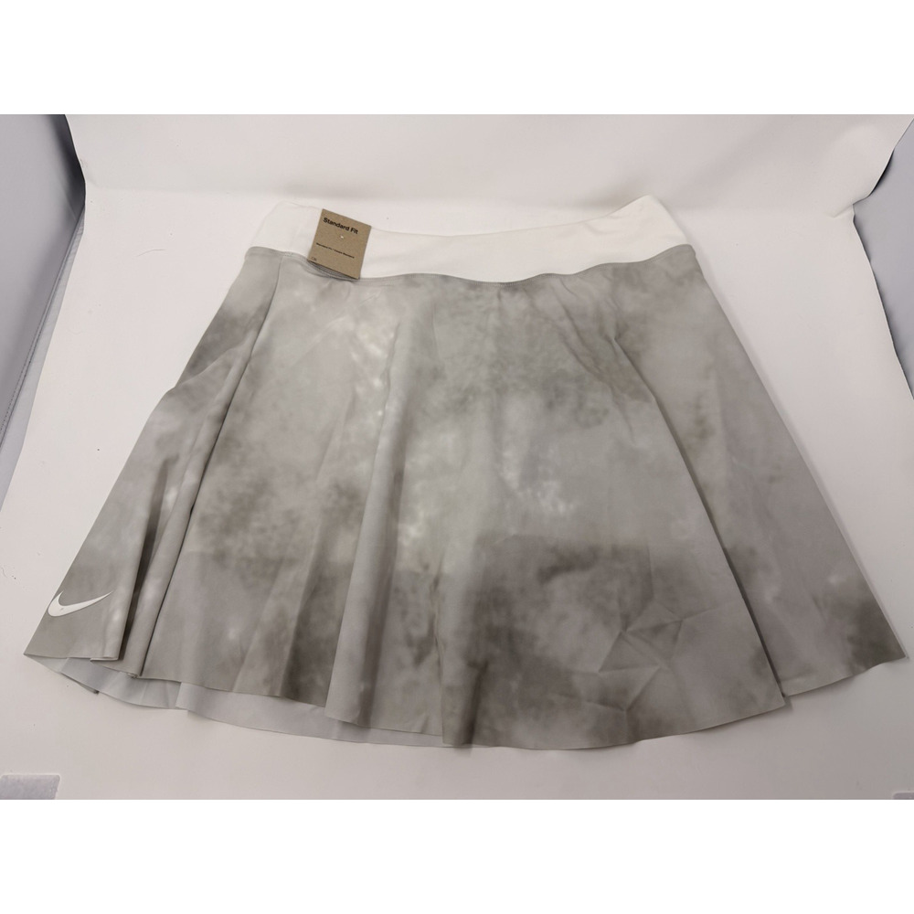 Nike Court Dri-Fit Pleated Tennis Golf Pickleball Skirt Skort Lavender Gray L